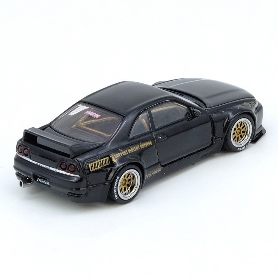 1:64 Nissan Skyline GT-R (R33) Pandem Rocket Bunny -- Black -- INNO64