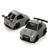1:64 Nissan GT-R R35 LB-WORKS Type 1 -- Matte Grey -- QubeCarz x Mini GT