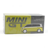 1:64 Volkswagen ID.Buzz -- Candy White / Pomelo Yellow -- Mini GT MGT01110