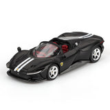1:64 Ferrari Daytona SP3 -- Matt Black -- BBR BBRFER64021