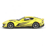 1:64 Ferrari 812 Competizione -- Yellow - Tailor Made -- BBR BBRFER64032