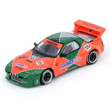 1:64 Mazda RX7 (FC3S) PANDEM -- #55 Orange/Green 787B Tribute -- INNO64