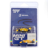 1:64 1987 Ayrton Senna -- Monaco GP Winner -- #12 Lotus 99T -- Mini GT MGT01088