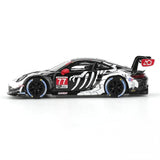 1:64 2025 IMSA Petit Le Mans -- #77 "Skeleton Rexy" Porsche 911 GT3 R -- Mini GT