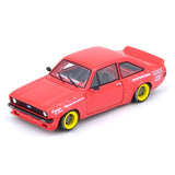 (Pre-Order) 1:64 Ford Escort Mk2 Pandem -- Red "Emotion" Retro Havoc -- INNO64