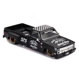 1:64 Chevrolet Silverado Dually Hot Rod V1 - Speed Shop Black -- Kaido House KHMG236