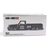 1:64 Chevrolet Silverado Dually Hot Rod V1 - Speed Shop Black -- Kaido House KHMG236