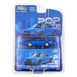1:64 Nissan R32 Skyline GTR -- Bayside Blue -- Pop Race: Enigma