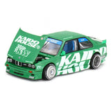 1:64 BMW M3 (E30) Kaido Works V2 - Green -- Kaido House KHMG242