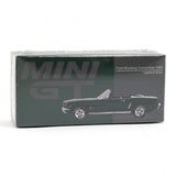 1:64 Ford Mustang Convertible 1964 -- Highland Green -- Mini GT MGT01166
