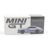 1:64 Ford Mustang Dark Horse -- #24 Ford Performance Racing School -- Mini GT MGT01172