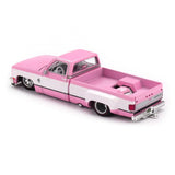 1:64 Chevrolet Silverado Dually Vintage Spec V2 - Pink/White -- Kaido House KHMG243