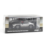 1:64 Nissan GT-R (R35) TOP SECRET -- Silver/Carbon - HK Expo -- INNO64