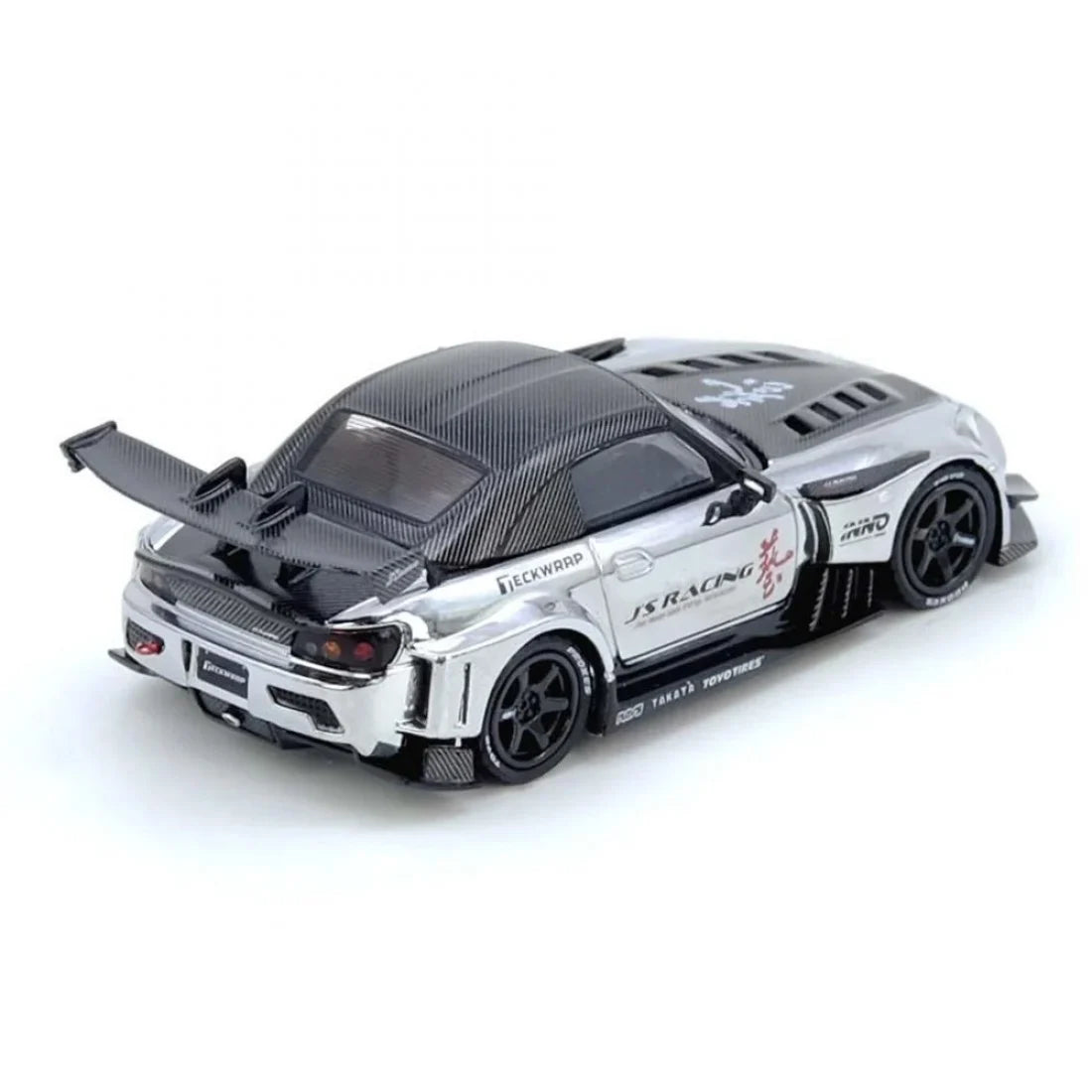 1:64 Honda S2000 J's Racing -- Chrome Silver/Carbon - HK Expo -- INNO6 1:64 Honda S2000 J's Racing -- Chrome Silver/Carbon - HK Expo -- INNO6