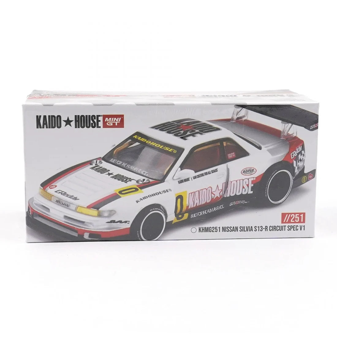 1:64 Nissan Silvia S13-R Circuit Spec V1 -- Kaido House x Mini GT KHMG