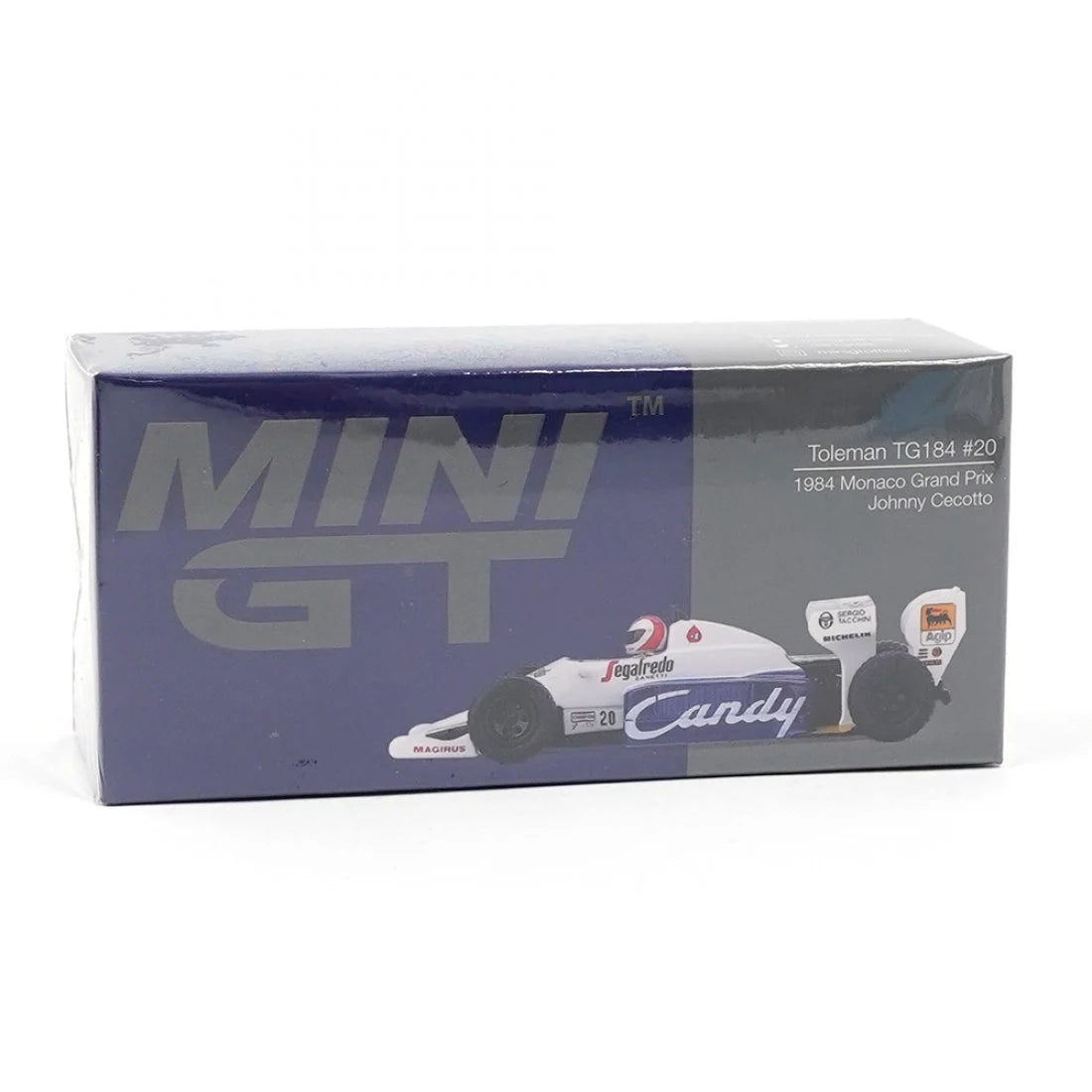 1:64 1984 Johnny Cecotto -- Monaco GP -- #20 Toleman TG184 -- Mini GT