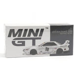 1:64 Nissan GT-R32 LBWK Kaido Works -- White TAS 2025 -- Mini GT MGT01217