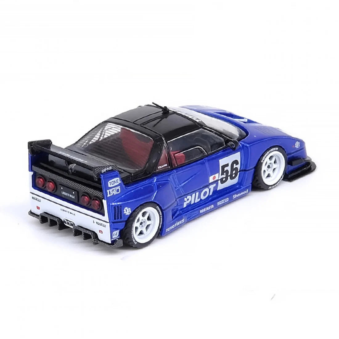 INNO64 1/64 MAZDA AZ-1 LBWK F40 チェイス 1:64 Mazda AZ-1 Liberty Walk LB40 -- #56 PILOT Blue -- INNO64
