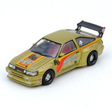 1:64 Toyota AE86 Levin Pandem Rocket Bunny -- #86 Gold -- INNO64