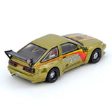 1:64 Toyota AE86 Levin Pandem Rocket Bunny -- #86 Gold -- INNO64