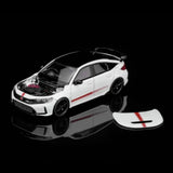 1:64 Honda Civic Type R (FL5) Uitimate Edition -- White -- Motorhelix M65335