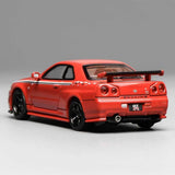 1:64 Nissan R34 Skyline GTR NISMO -- Red -- Motorhelix M63420