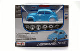 1:24 Volkswagen VW Beetle -- Blue -- Maisto Assembly Line Kit