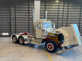 1:50 Kenworth W900 AR (Day Cab) -- White/Red w/Spider Wheels -- Iconic Replicas Truck
