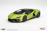 (Pre-Order) 1:18 Lamborghini Revuelto -- Verde Citrea Matt (Green) -- TopSpeed Model