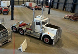 1:50 Kenworth W900 AR (Day Cab) -- White/Red w/Spider Wheels -- Iconic Replicas Truck