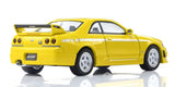1:64 NISMO 400R (Nissan Skyline R33 GTR) -- Yellow -- Kyosho 07128LY