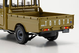 1:18 Toyota Land Cruiser 40 Series Pickup -- Olive -- Kyosho