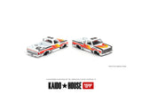 1:64 Chevrolet Silverado KAIDO WORKS V1 - White - KaidoHouse x Mini GT KHMG082