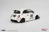1:18 Fiat Abarth 595 LB-WORKS x Abas Works - Gara White -- TopSpeed Model TS0606