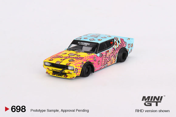 1:64 Nissan Skyline Kenmeri Liberty Walk -- LBWK KUMA -- Mini GT