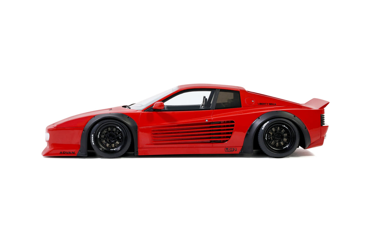 1:18 Ferrari 512 TR LBWK Liberty Walk Widebody -- Rosso Corsa Red -- G