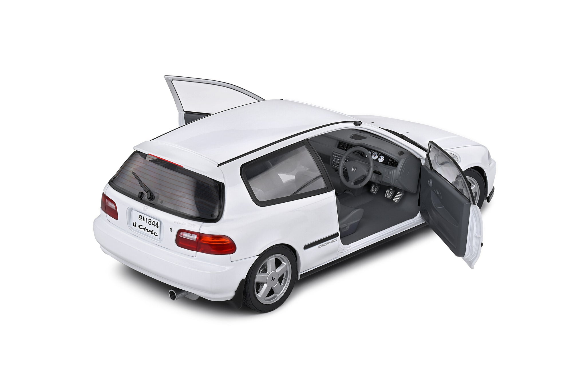1:18 Honda Civic (EG6) 1991 -- Frost White -- Solido