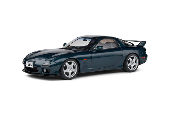 1:18 Mazda RX7 Type RS (FD3RS) 1994 -- Montego Blue Mica -- Solido