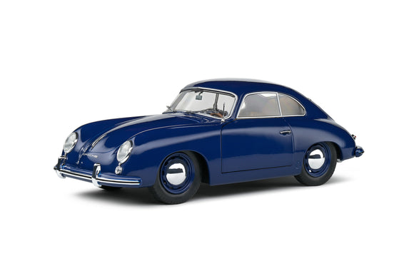 1:18 1953 Porsche 356 Pre-A Coupe -- Petrol Blue -- Solido