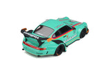 1:18 RWB 911 GT (993) -- "Vaillant" Turquoise Blue -- GT Spirit Porsche