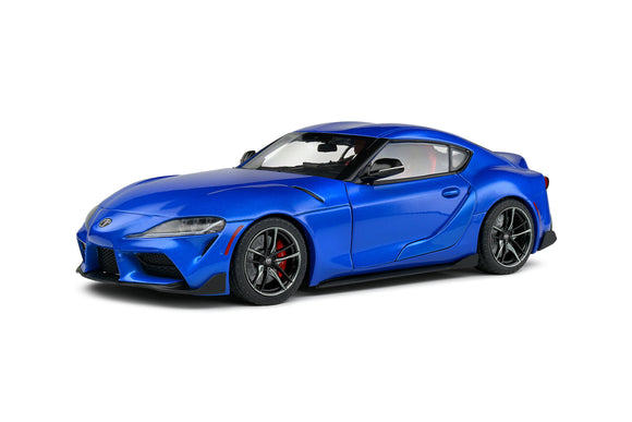 1:18 2021 Toyota GR Supra (A90) -- Horizon Blue Metallic -- Solido