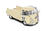 1:18 Volkswagen (VW) T1 Kombi Pickup -- #53 Herbie Racer Inspired -- Solido