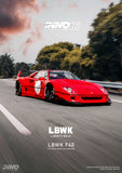 (Pre-Order) 1:18 Ferrari F40 LBWK -- Red -- INNO18