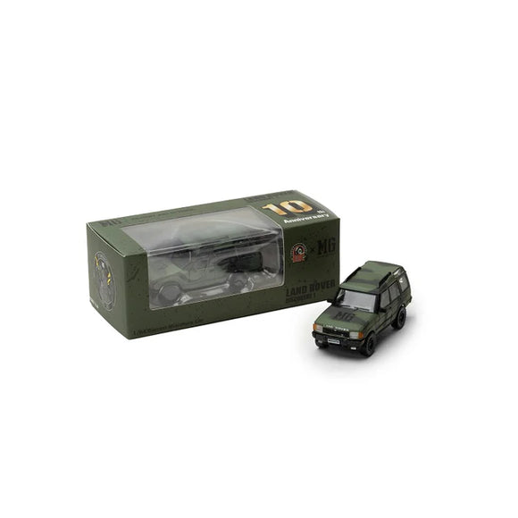 1:64 Land Rover 1998 Discovery 1 -- Camo -- BM Creations x MG Milltary & Outdoor