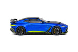 1:43 2023 Aston Martin V12 Vantage -- Blue/Yellow -- Solido
