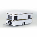 1:64 1967 Viscount Alumvan Caravan -- White w/Brown Stripe -- Cooee Classics