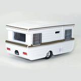 1:64 1967 Viscount Alumvan Caravan -- White w/Brown Stripe -- Cooee Classics