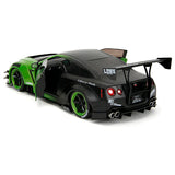 1:18 Nissan GT-R R35 Liberty Walk -- Green/Black -- JADA: Pink Slips