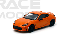 1:64 Toyota GR 86 10th Anniversary -- Blaze Orange -- Pop Race