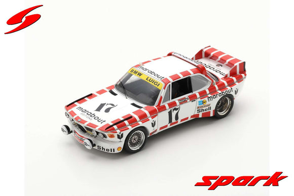 (Pre-Order) 1:43 1973 Spa 24h -- #17 BMW 3.0 CSL -- Spark 100 Years of Spa 24h
